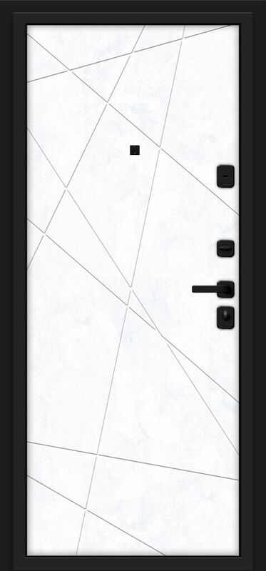 Дверь входная Porta M 15.15 Grey Art/Snow Art