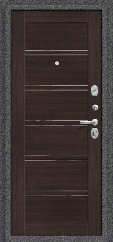 Входная дверь Porta R 104.П28 Антик Серебро/Wenge Veralinga
