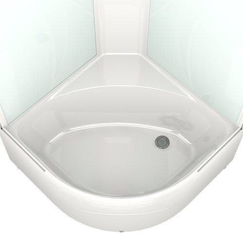Душевая кабина Domani-Spa Delight 88 high 80x80 сатин / белое